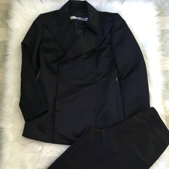 dirk bikkembergs tuxedo 2 piece pantsuit - Picture 1 of 7
